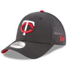 Adult New Era Minnesota Twins 9forty Perf Pivot Adjustable Cap, Black