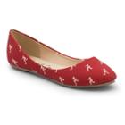 Women's Spirit Co. Alabama Crimson Tide Logo Ballet Flats, Size: 7, Red