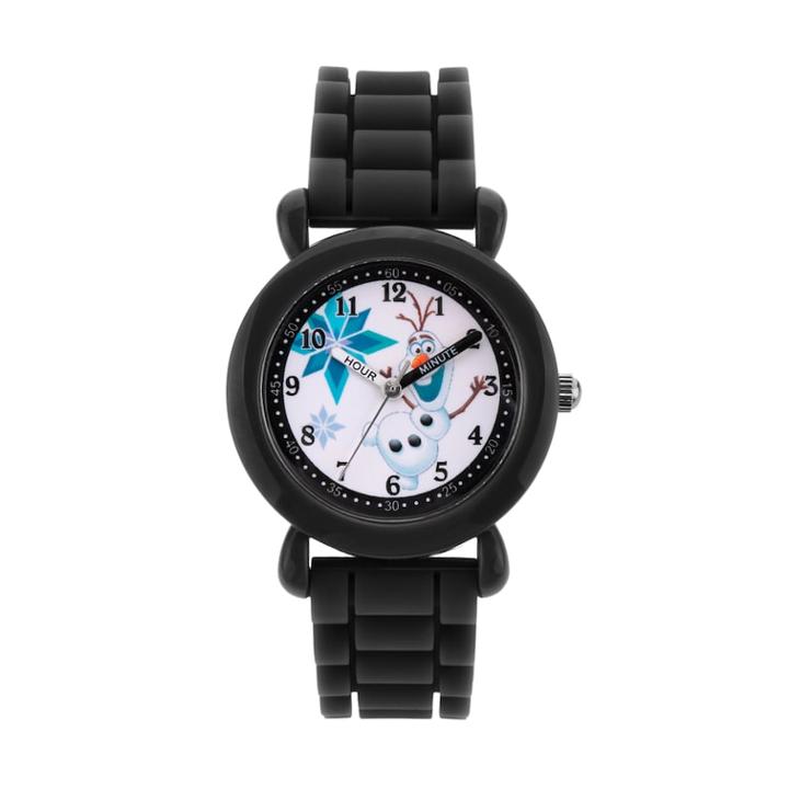 Disney's Frozen Olaf Kids' Time Teacher Watch, Adult Unisex, Size: Medium, Black