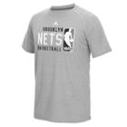 Men's Adidas Brooklyn Nets Play It Forward Tee, Size: Xxl, Grey