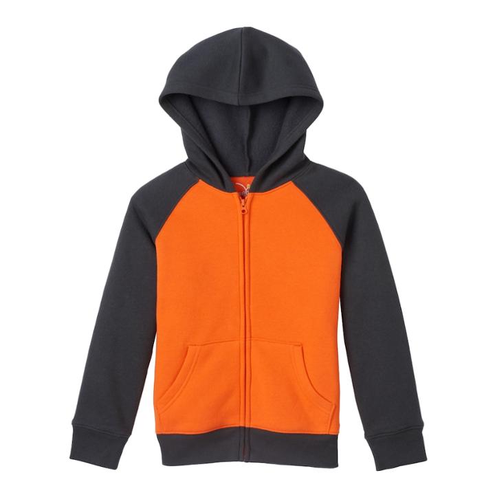 Boys 4-7x Jumping Beans&reg; Raglan Fleece-lined Hoodie, Size: 5, Med Orange