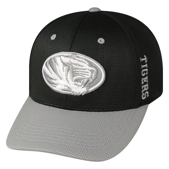 Top Of The World, Adult Missouri Tigers Booster Plus One-fit Cap, Black
