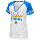 Women's Campus Heritage Ucla Bruins Notch-neck Raglan Tee, Size: Xxl, White Oth