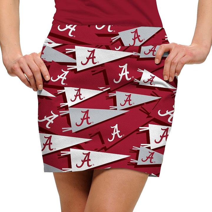 Women's Loudmouth Alabama Crimson Tide Golf Skort, Size: 6, Red