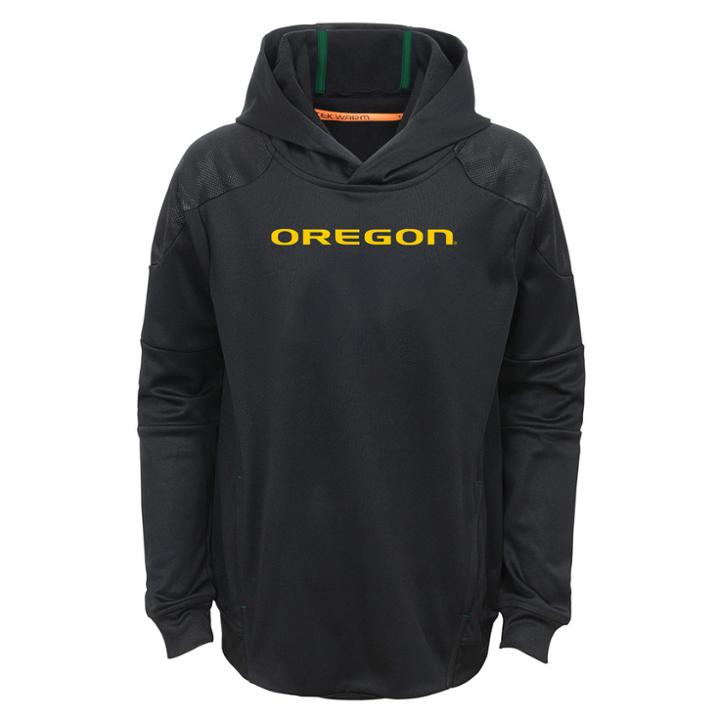 Boys 8-20 Oregon Ducks Mach Hoodie, Size: L 14-16, Black