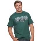Big & Tall Cotton Links Motorcycle Graphic Tee, Men's, Size: 3xb, Med Green