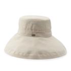 Women's Scala Cotton Big Brim Hat, Lt Beige