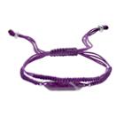 Healing Stone Amethyst Crystal Adjustable Cord Bracelet, Women's, Purple