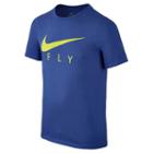 Boys 8-20 Nike Swoosh Fly Tee, Boy's, Size: Small, Blue Other