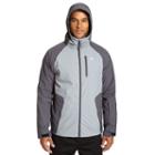Men's Champion Colorblock 3-in-1 Systems Hooded Jacket, Size: Medium, Grey