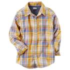 Boys 4-8 Carter's Plaid Button Down Shirt, Size: 4, Ovrfl Oth