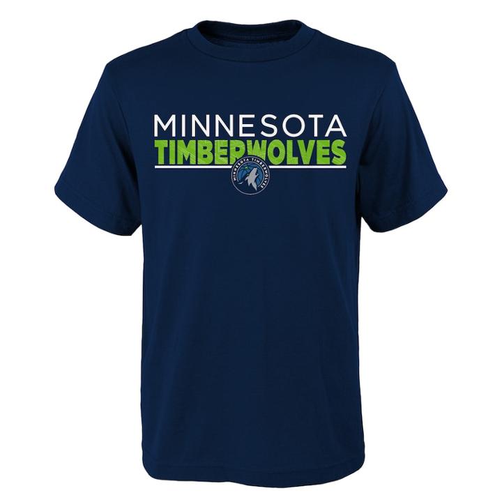 Boys 4-18 Minnesota Timberwolves Tactic Tee, Size: 8-10, Blue (navy)