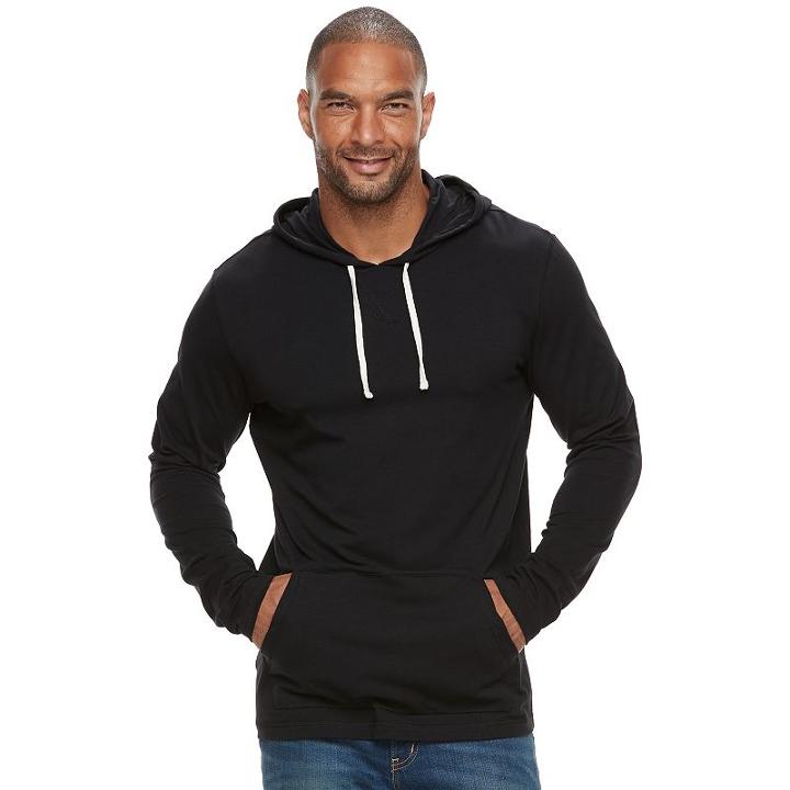Big & Tall Sonoma Goods For Life&trade; Flexwear Slim-fit Stretch Hoodie, Men's, Size: Xxl Tall, Black