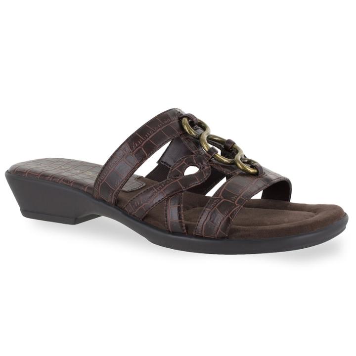 Easy Street Torrid Women's Mules, Size: Medium (6), Dark Brown
