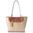 Chaps Faux-leather Mesa Tote, Women's, Gold