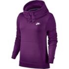 Women's Nike Sportswear Funnel Neck Pullover Hoodie, Size: Xl, Purple Oth