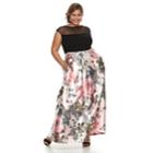Plus Size Chaya Floral Maxi Dress, Women's, Size: 20 W, Oxford