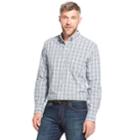 Men's Arrow Hamilton Classic-fit Poplin Button-down Shirt, Size: Medium, Blue