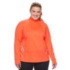 Plus Size Fila Sport&reg; Quarter-zip Track Jacket, Women's, Size: 1xl, Brt Red