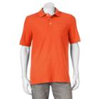 Men's Croft & Barrow&reg; Performance Pocket Pique Polo, Size: Large, Med Orange