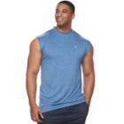 Big & Tall Champion Double Dry Performance Muscle Tee, Men's, Size: 4xl Tall, Light Blue