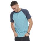 Men's Urban Pipeline&reg; Ultimate Baseball Henley, Size: Xxl, Blue (navy)