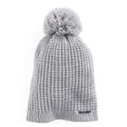 Women's Under Armour Favorite Waffle-knit Pom Pom Beanie, Dark Grey
