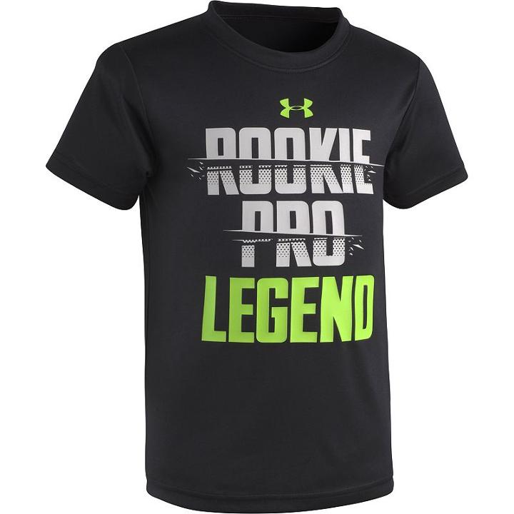 Boys 4-7 Under Armour Rookie Pro Legend Tee, Boy's, Size: 6, Black
