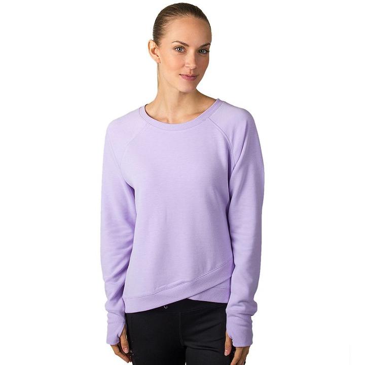 Women's Jockey Sport R & R Pullover Sweatshirt, Size: Large, Drk Purple