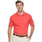 Big & Tall Croft & Barrow&reg; Classic-fit Easy-care Interlock Pocket Polo, Men's, Size: 4xb, Med Orange