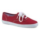 Keds Champion Women's Oxford Shoes, Size: 9 Wide, Red