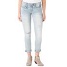 Juniors' Denizen From Levi's Ripped Boyfriend Jeans, Teens, Size: 7, Dark Blue