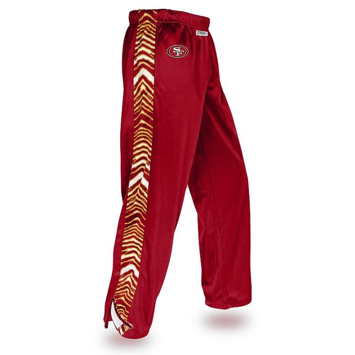 Men's Zubaz San Francisco 49ers Stadium Pants, Size: Small, Red