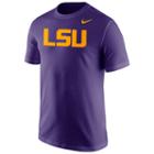 Men's Nike Lsu Tigers Wordmark Tee, Size: Xxl, Purple
