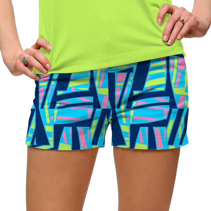 Women's Loudmouth Tiki Bar Golf Short, Size: 8, Brt Blue