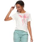 Women's Sonoma Goods For Life&trade; Graphic Crewneck Tee, Size: Large, Natural