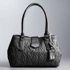 Simply Vera Vera Wang Tailor Triple Convertible Satchel, Women's, Black
