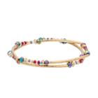 Lc Lauren Conrad Iridescent Bead Twisted Tube Stretch Bracelet Set, Women's, Multicolor
