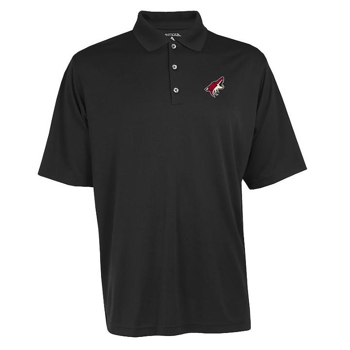 Men's Arizona Coyotes Exceed Performance Polo, Size: Large, Black
