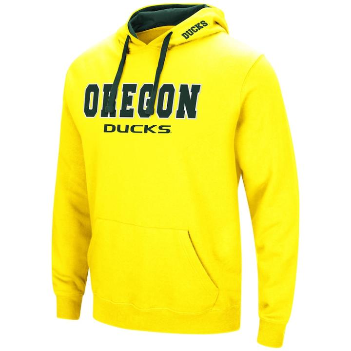 Men's Oregon Ducks Pullover Fleece Hoodie, Size: Xxl, Dark Green
