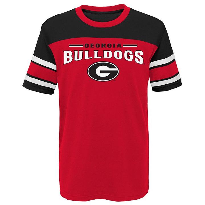 Boys 4-7 Georgia Bulldogs Loyalty Tee, Size: M 5-6, Red