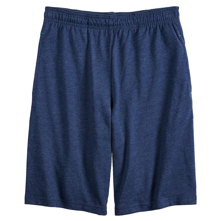 Boys 8-20 Tek Gear&reg; Soft Jersey Shorts, Size: Xl(18/20), Blue (navy)