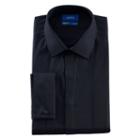 Men's Apt. 9&reg; Slim-fit Stretch Spread-collar Tuxedo Dress Shirt, Size: 15.5-32/33, Black
