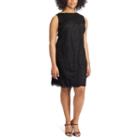 Plus Size Chaps Lace Shift Dress, Women's, Size: 20 W, Black