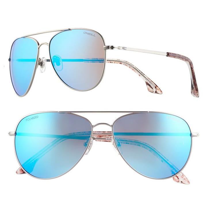 Unisex O'neill Metal Aviator Sunglasses, Oxford