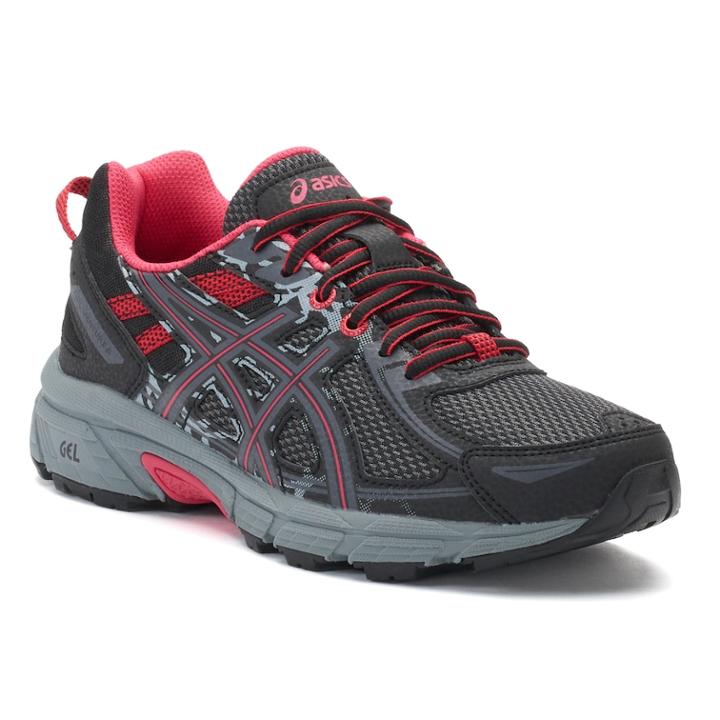 Asics Gel-venture 6 Women's Trail Running Shoes, Size: 8.5, Black