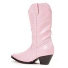 Rodeo Costume Boots - Kids Sizes 4-5, Girl's, Size: Xl, Pink