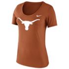 Women's Nike Texas Longhorns Logo Scoopneck Tee, Size: Large, Drk Orange