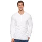 Big & Tall Men's Sonoma Goods For Life&trade; Modern-fit Flexwear Henley, Size: Xxl Tall, White