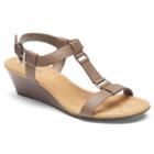 Chaps Kameron Women's Wedge Sandals, Size: 5.5 B, White